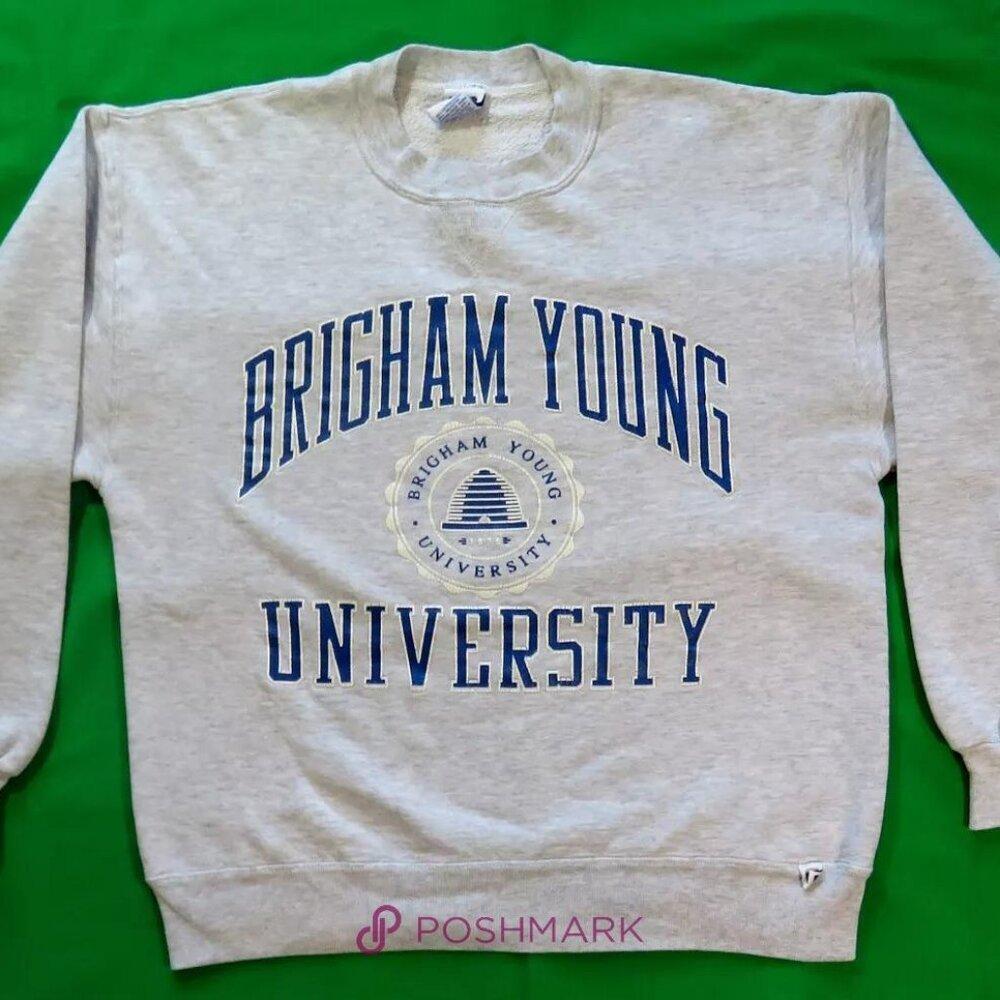 Brigham Young University 1990_S College Athletic Sweatshirt Retro